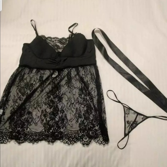 Women transparent dress Lingerie Plus Size  Open B - Picture 2 of 3